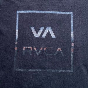 RVCA Mens Large T-shirt Black